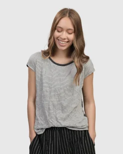 Women Alembika Tops & Tunics<Circe Weekend Tee, Stripes