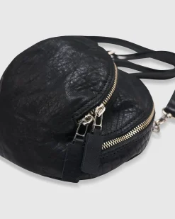 Women Alembika Accessories<Circle Canteen Bag, Black