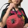 Women Alembika Bags & Pouches<Circle Canteen Bag, Vermillion