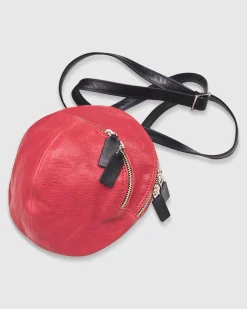 Women Alembika Bags & Pouches<Circle Canteen Bag, Vermillion