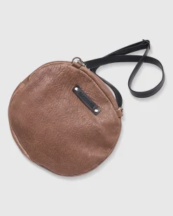 Women Alembika Bags & Pouches<Circle Canteen Bag, Wood