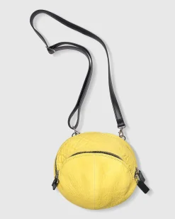 Women Alembika Bags & Pouches<Circle Canteen Bag, Yellow