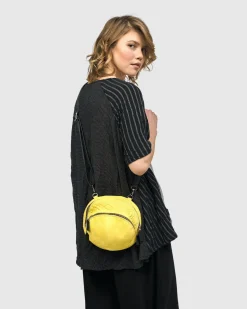 Women Alembika Bags & Pouches<Circle Canteen Bag, Yellow