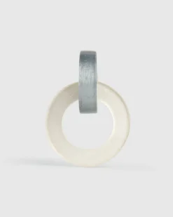 Women Alembika Jewelry<Circle Duet Earrings, Frost