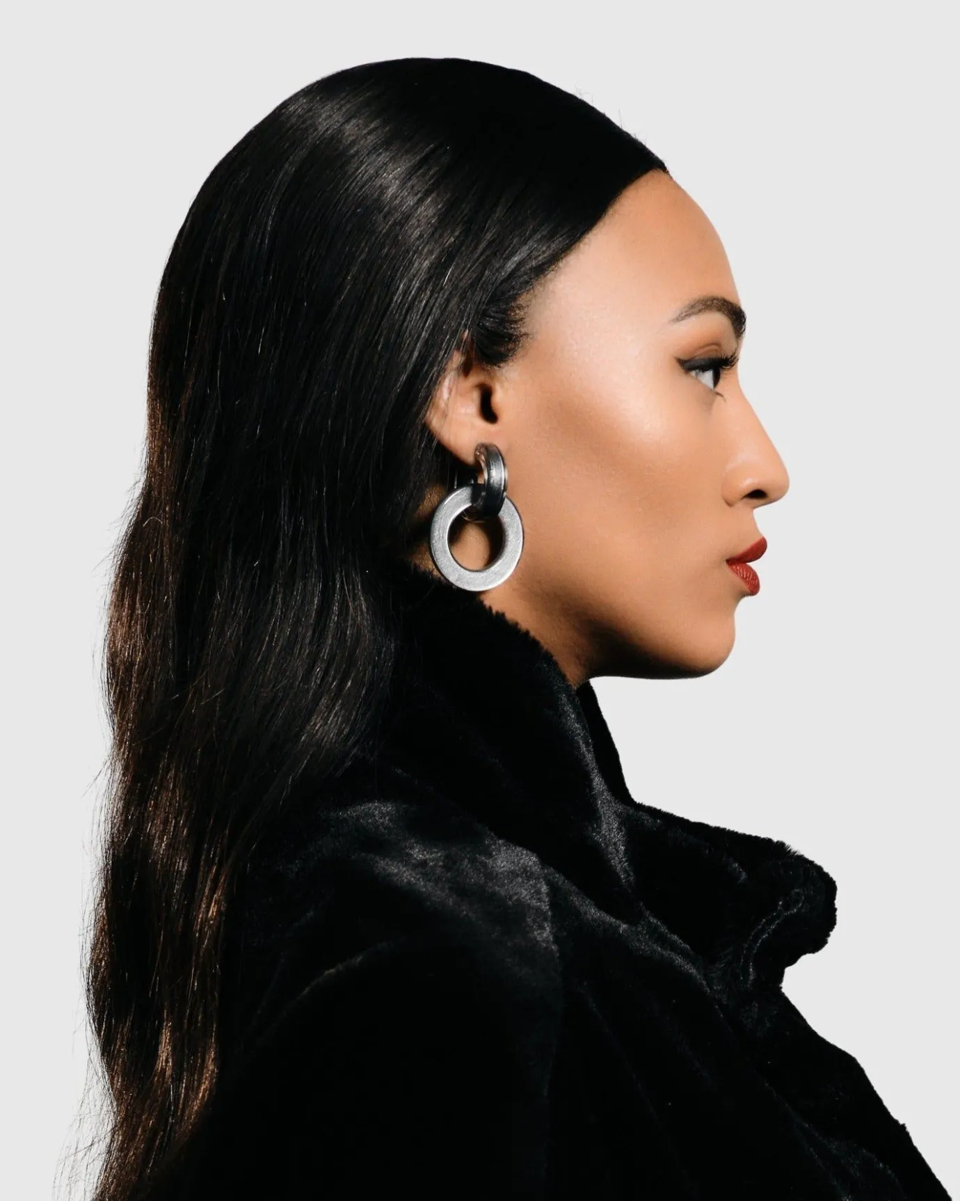 Women Alembika Accessories<Circle Duet Earrings, Starlight