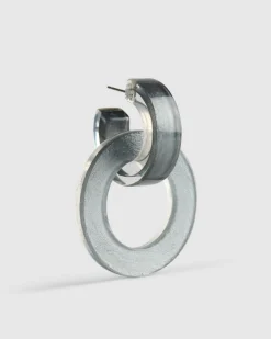 Women Alembika Jewelry<Circle Duet Earrings, Starlight