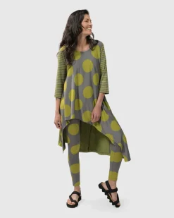 Women Alembika Tops & Tunics<City Sizzle Swing Tunic Top, Lime