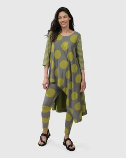 Women Alembika Tops & Tunics<City Sizzle Swing Tunic Top, Lime