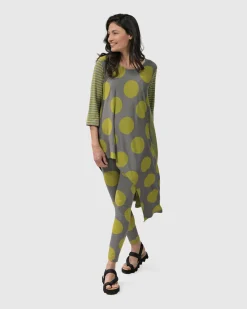 Women Alembika Tops & Tunics<City Sizzle Swing Tunic Top, Lime
