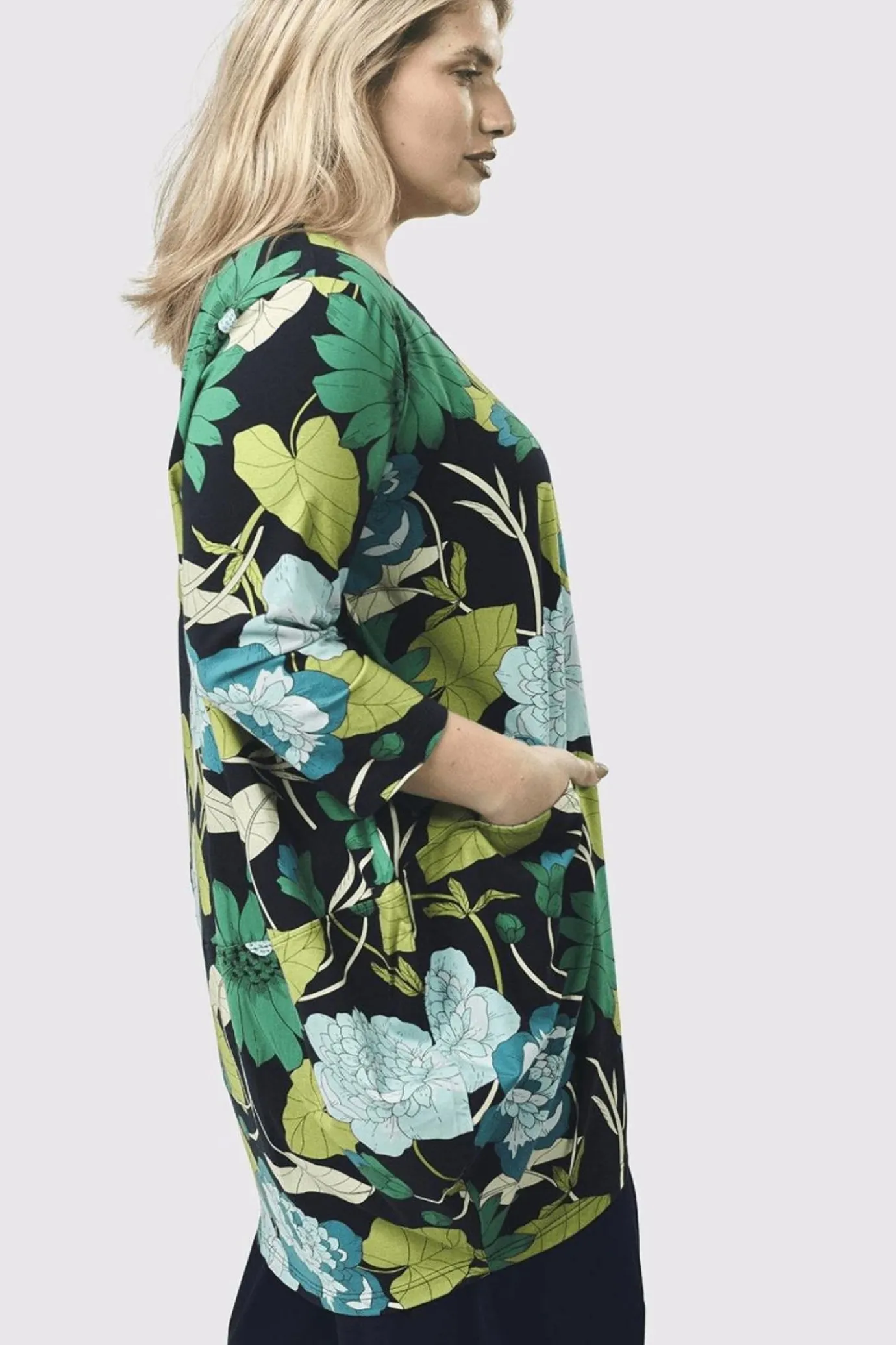 Women Alembika Tops & Tunics<Cocoon Tunic Top, Floral