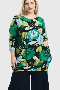 Women Alembika Tops & Tunics<Cocoon Tunic Top, Floral