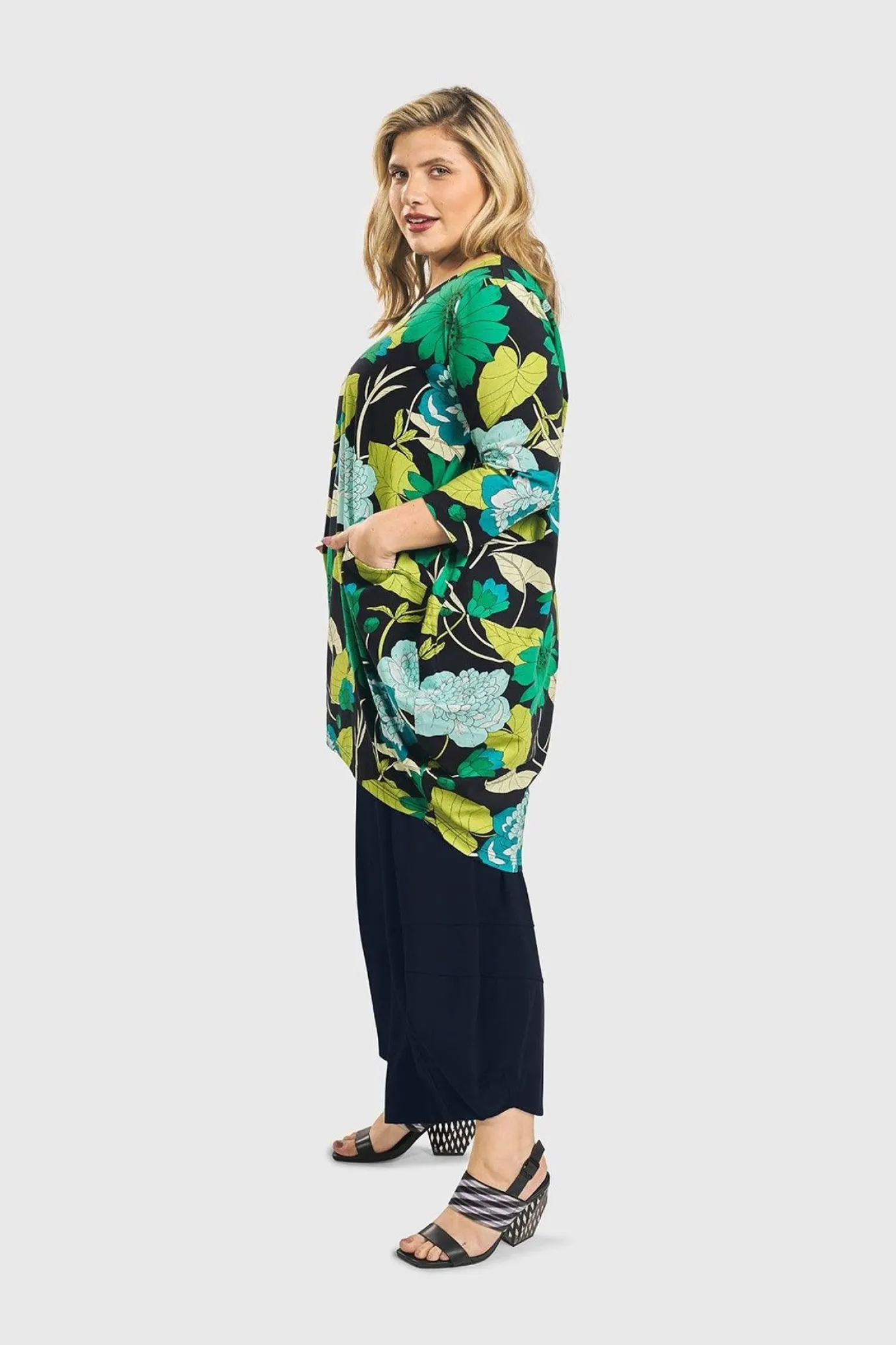 Women Alembika Tops & Tunics<Cocoon Tunic Top, Floral