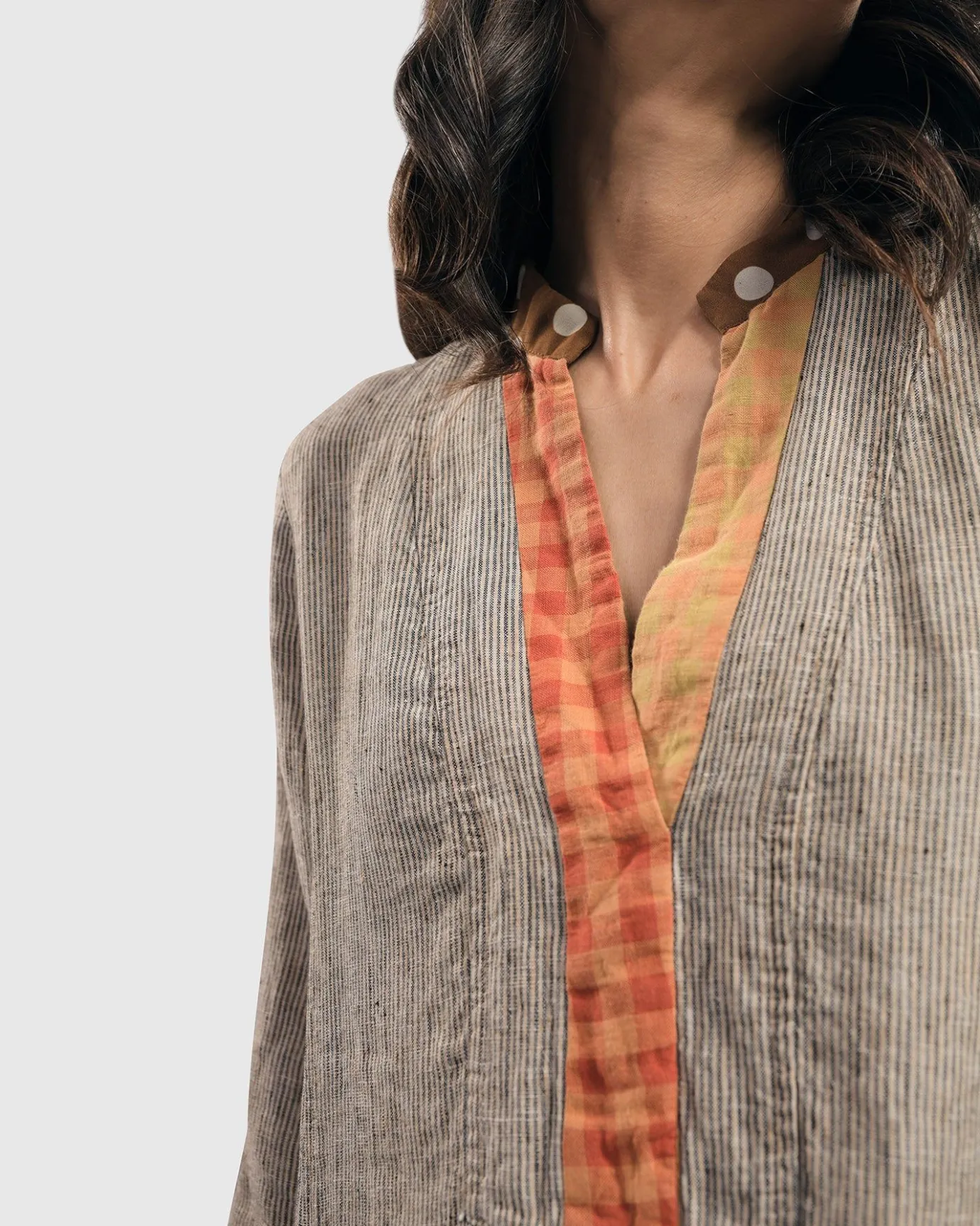Women Alembika Dresses<Cool Breeze Linen Maxi Dress, Ecru