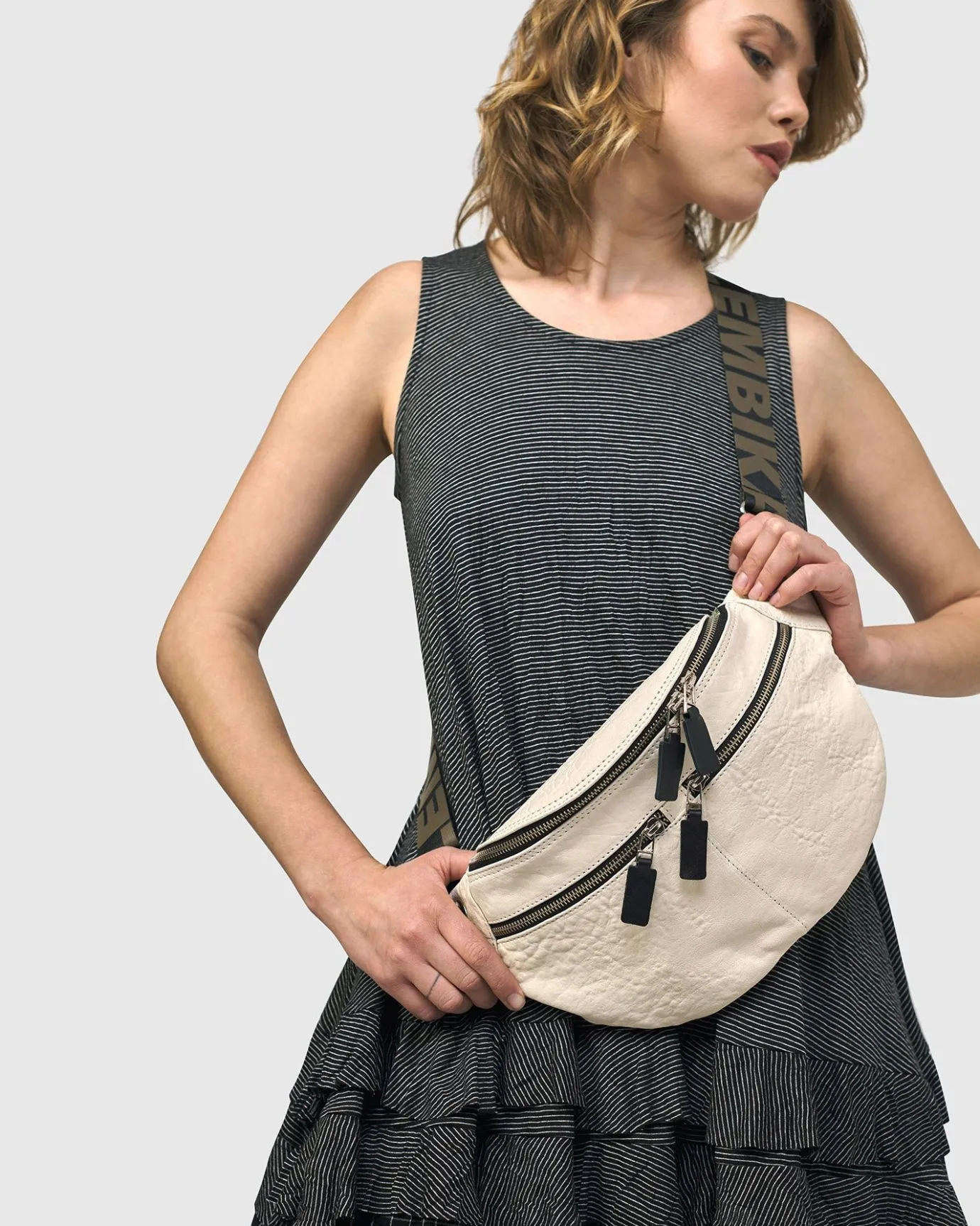 Women Alembika Accessories<Crossbody Sling Bag, Ivory
