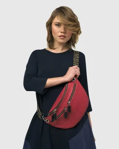 Women Alembika Accessories<Crossbody Sling Bag, Vermillion