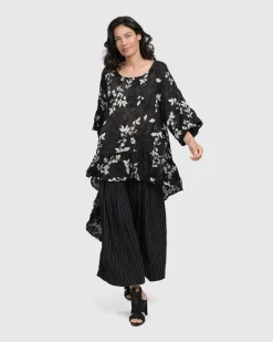 Women Alembika Tops & Tunics<Cultured Club Hi Lo Top, Leaves