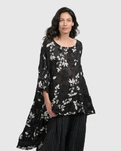 Women Alembika Tops & Tunics<Cultured Club Hi Lo Top, Leaves