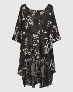 Women Alembika Tops & Tunics<Cultured Club Hi Lo Top, Leaves