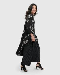 Women Alembika Plus<Cultured Club Hi Lo Top, Leaves