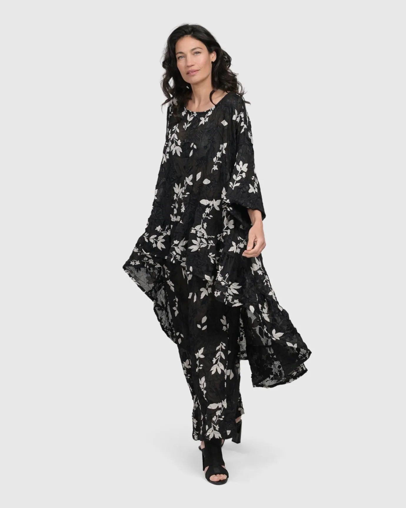 Women Alembika Plus<Cultured Club Hi Lo Top, Leaves