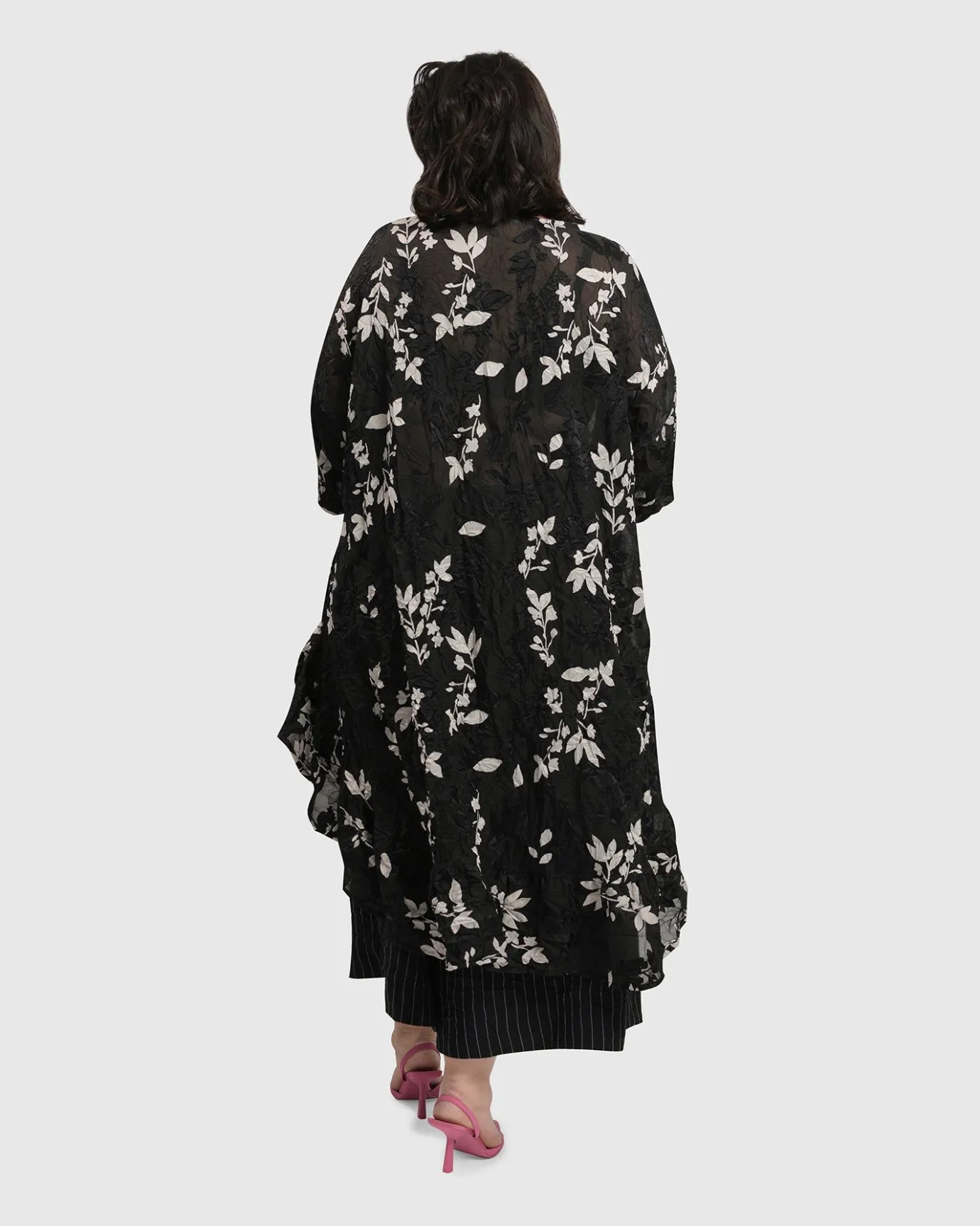 Women Alembika Plus<Cultured Club Hi Lo Top, Leaves