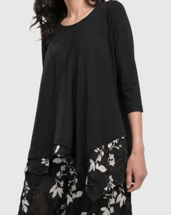Women Alembika Tops & Tunics<Cultured Club Knit Top, Leaves