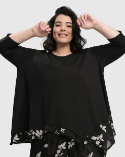 Women Alembika Tops & Tunics<Cultured Club Knit Top, Leaves