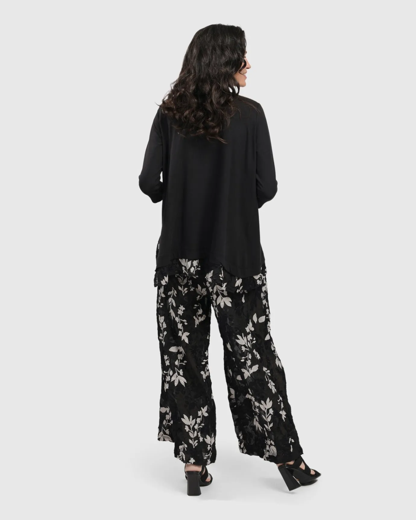 Women Alembika Plus<Cultured Club Palazzo Pants, Leaves
