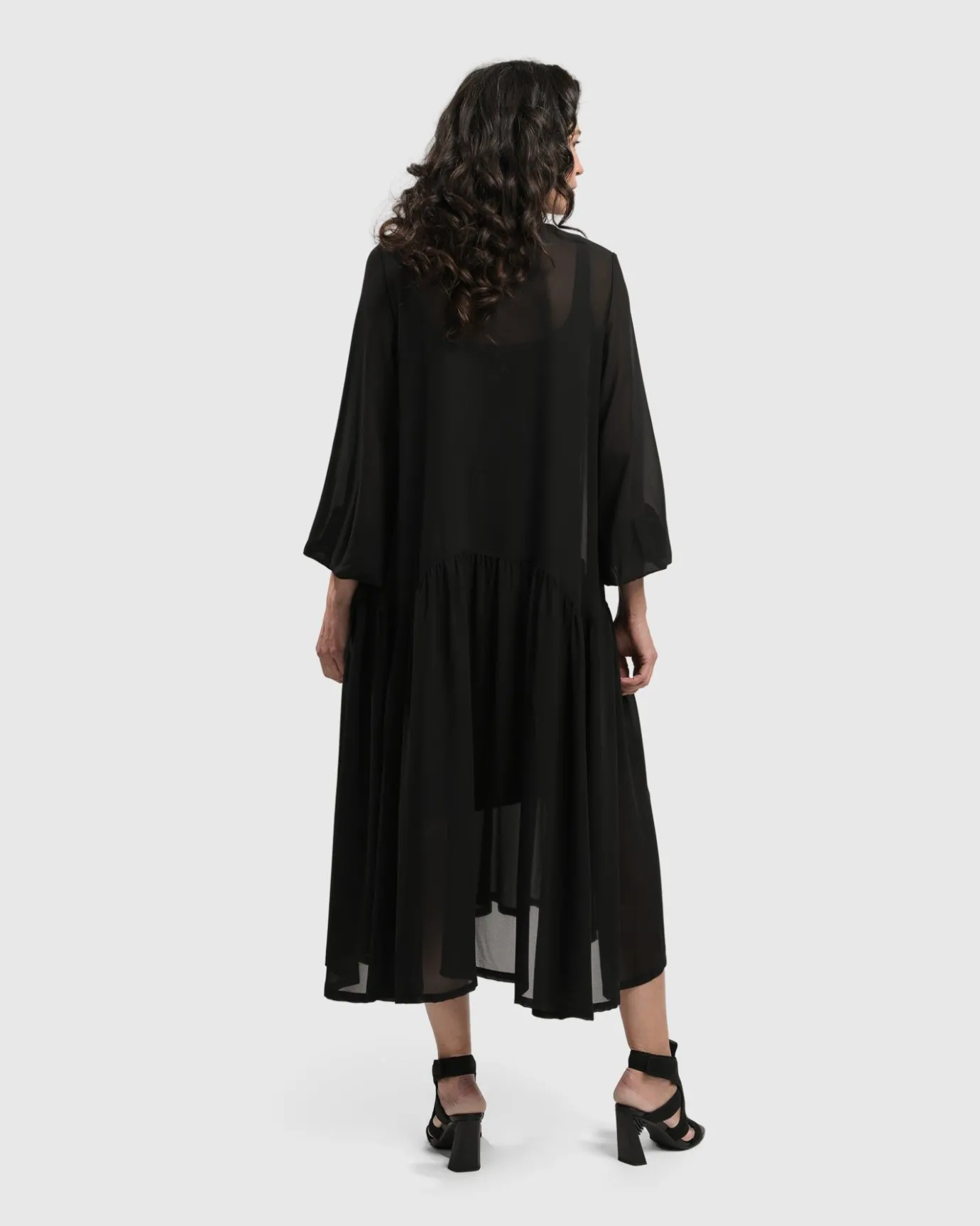 Women Alembika Plus<Cultured Club Popover Dress, Black