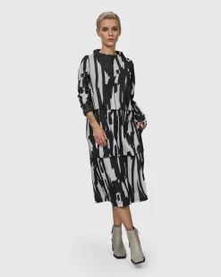 Women Alembika Dresses<Cyber Boxy Dress, Brush