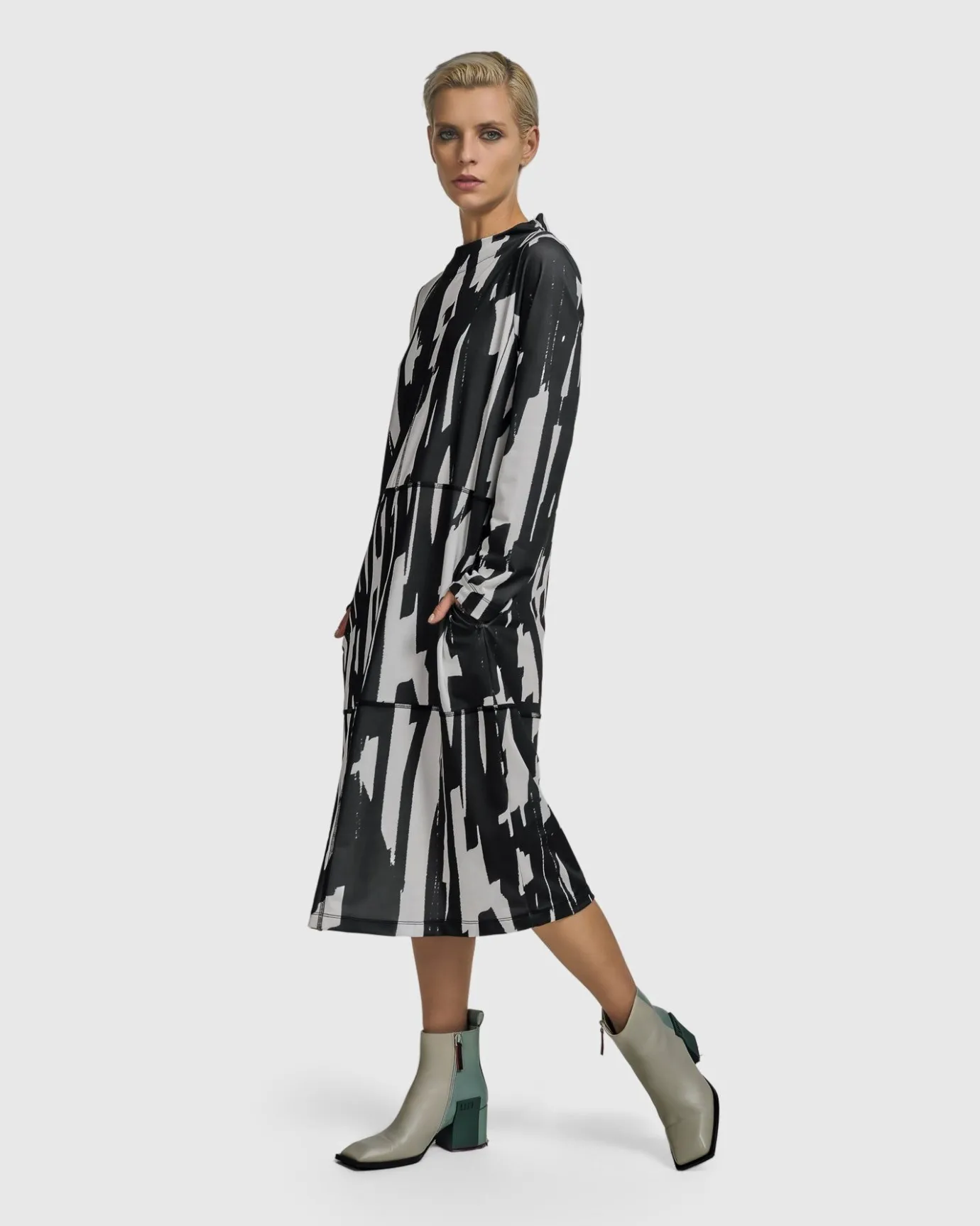 Women Alembika Dresses<Cyber Boxy Dress, Brush