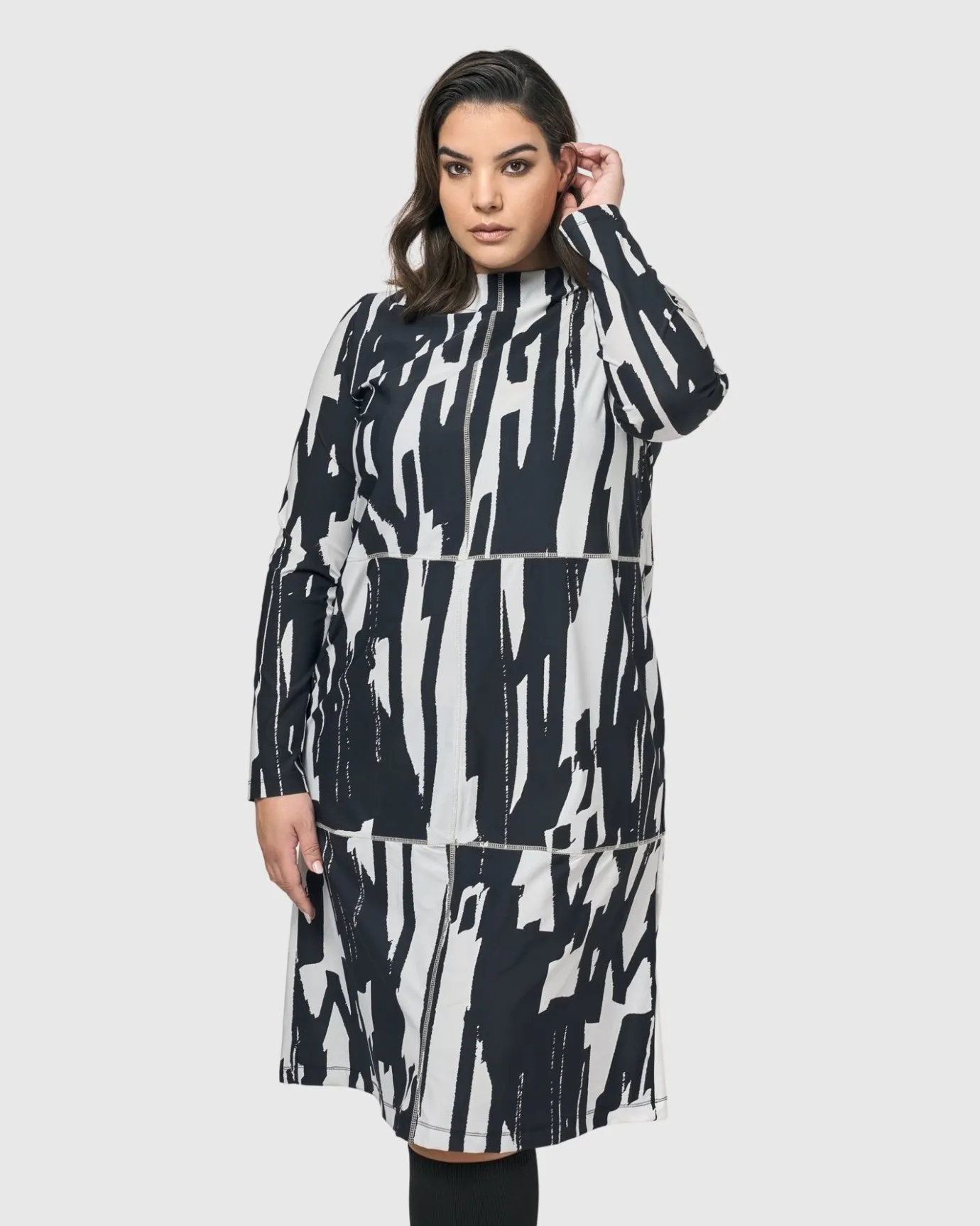 Women Alembika Plus<Cyber Boxy Dress, Brush