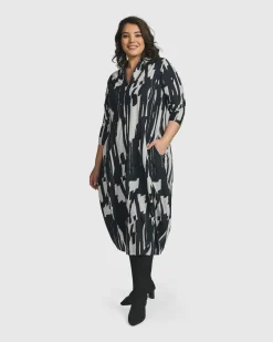 Women Alembika Plus<Cyber Cocoon Dress, Brush