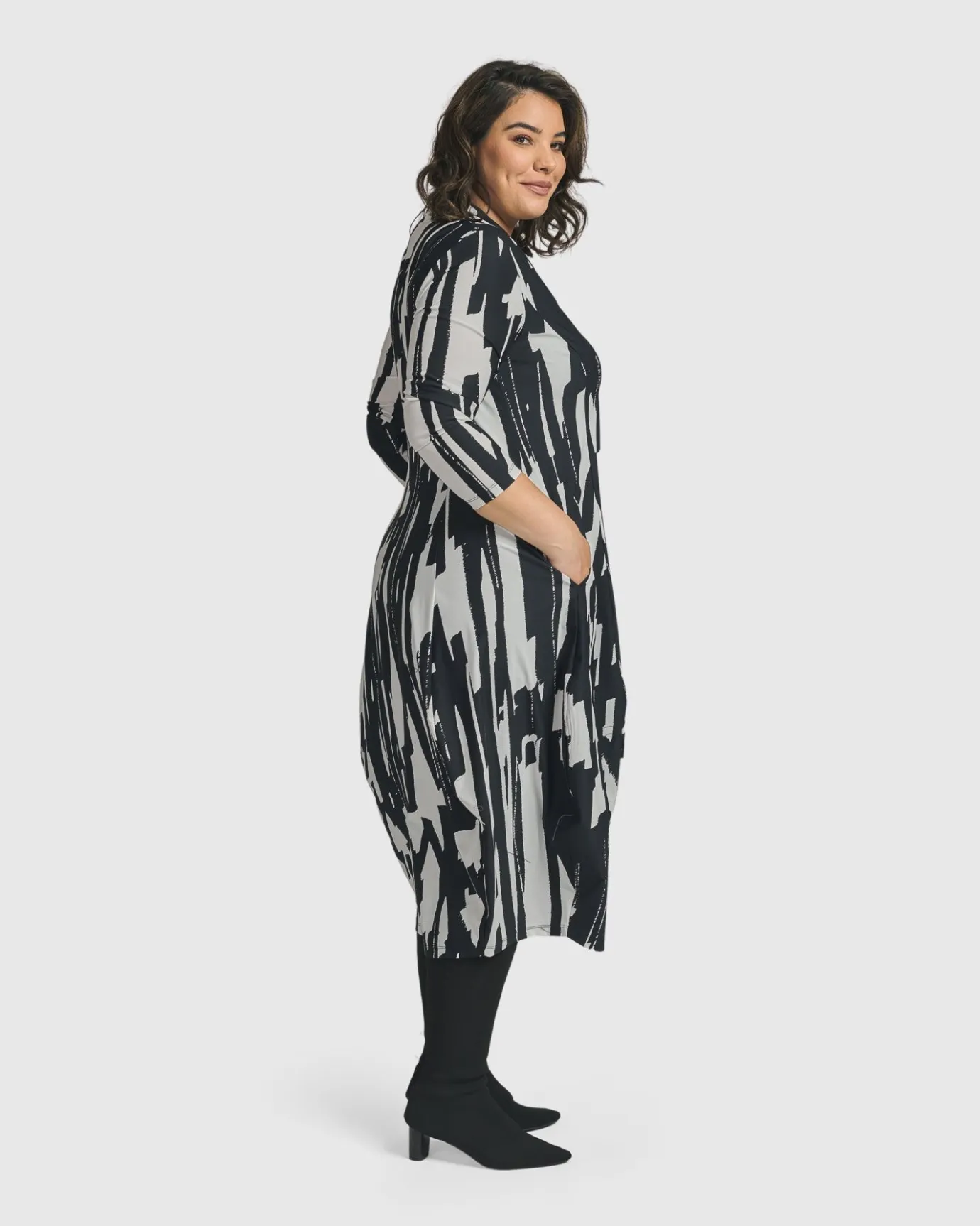 Women Alembika Plus<Cyber Cocoon Dress, Brush