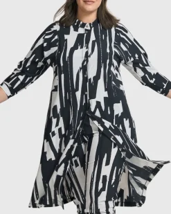 Women Alembika Plus<Cyber Shirt Dress, Brush