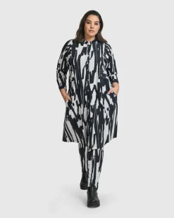 Women Alembika Plus<Cyber Shirt Dress, Brush