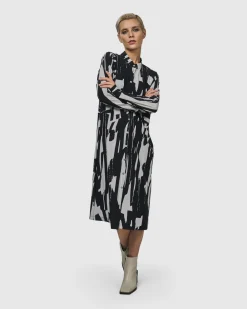 Women Alembika Plus<Cyber Shirt Dress, Brush