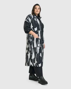 Women Alembika Plus<Cyber Short Sleeve Duster, Brush