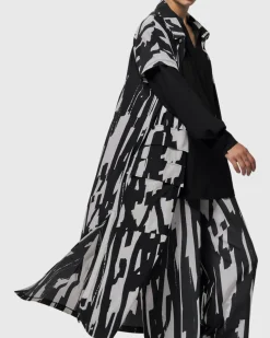 Women Alembika Jackets<Cyber Short Sleeve Duster, Brush