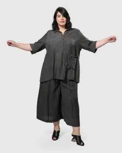 Women Alembika Pants & Skirts<Dana Palazzo Pants, Dove Grey