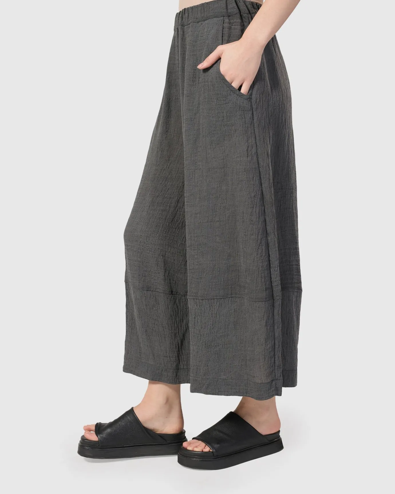 Women Alembika Pants & Skirts<Dana Palazzo Pants, Dove Grey