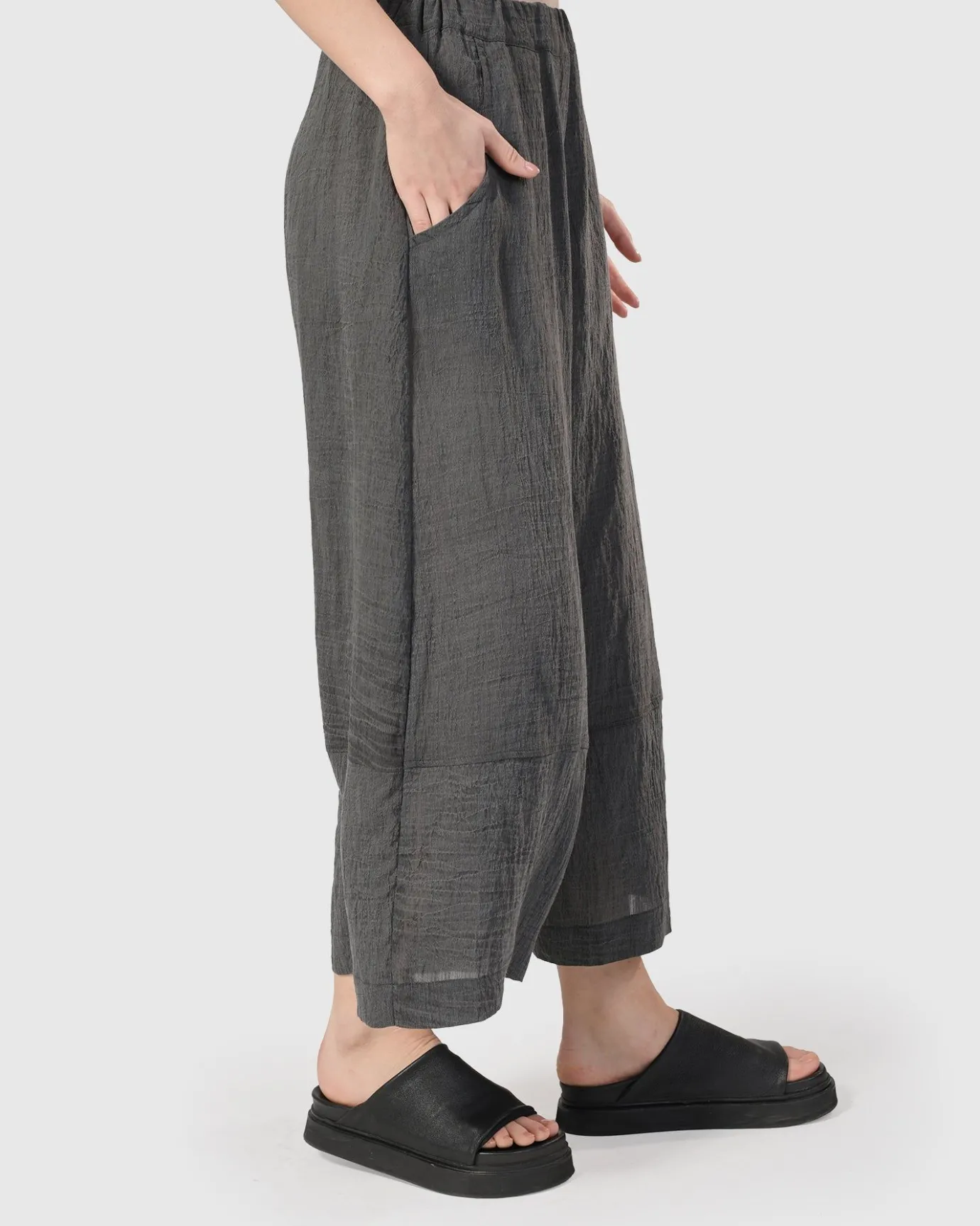 Women Alembika Pants & Skirts<Dana Palazzo Pants, Dove Grey