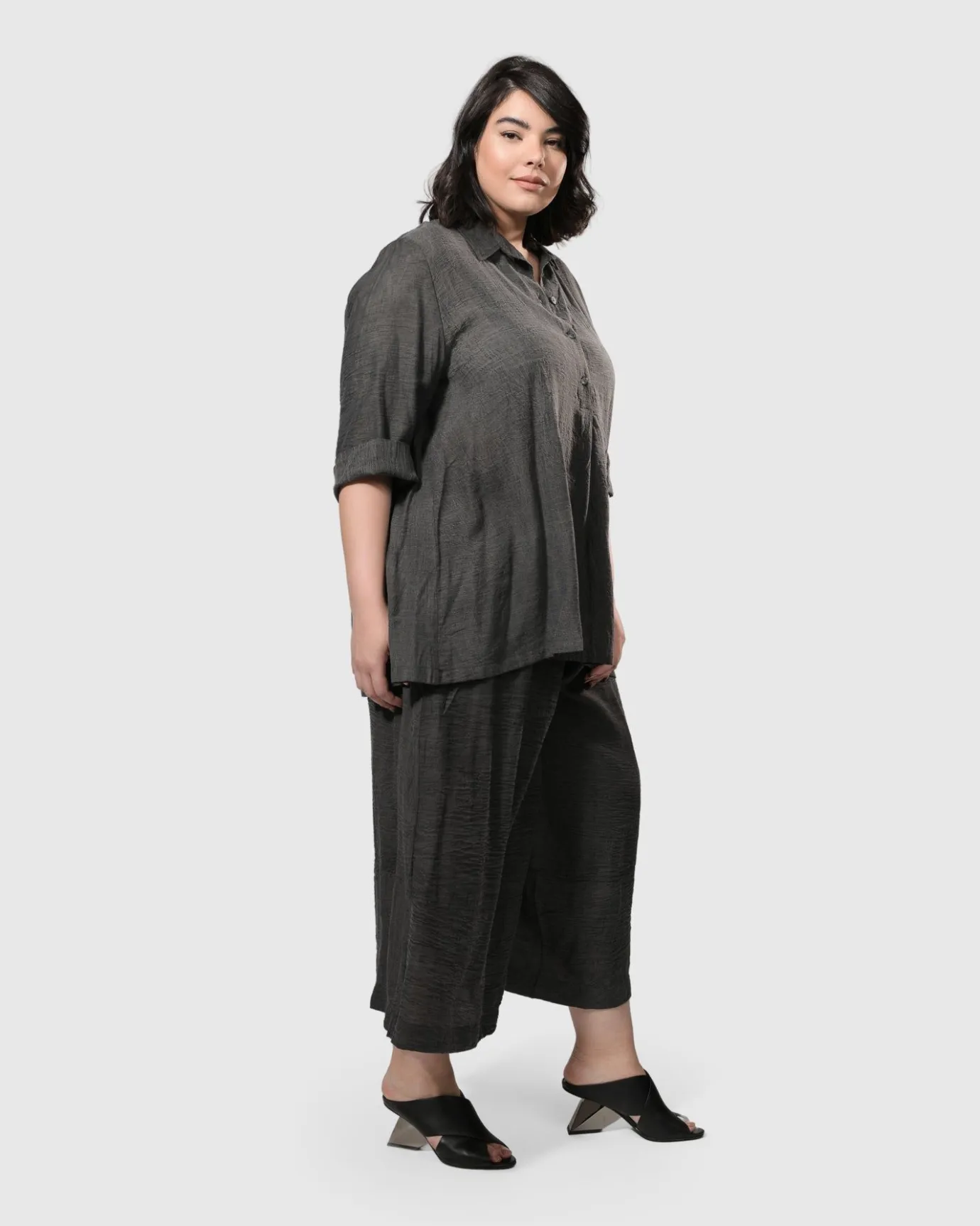 Women Alembika Pants & Skirts<Dana Palazzo Pants, Dove Grey