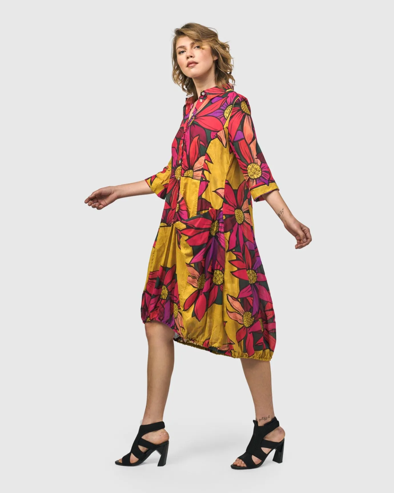 Women Alembika Plus<Dandelion Wonderful Dress, Bouquet