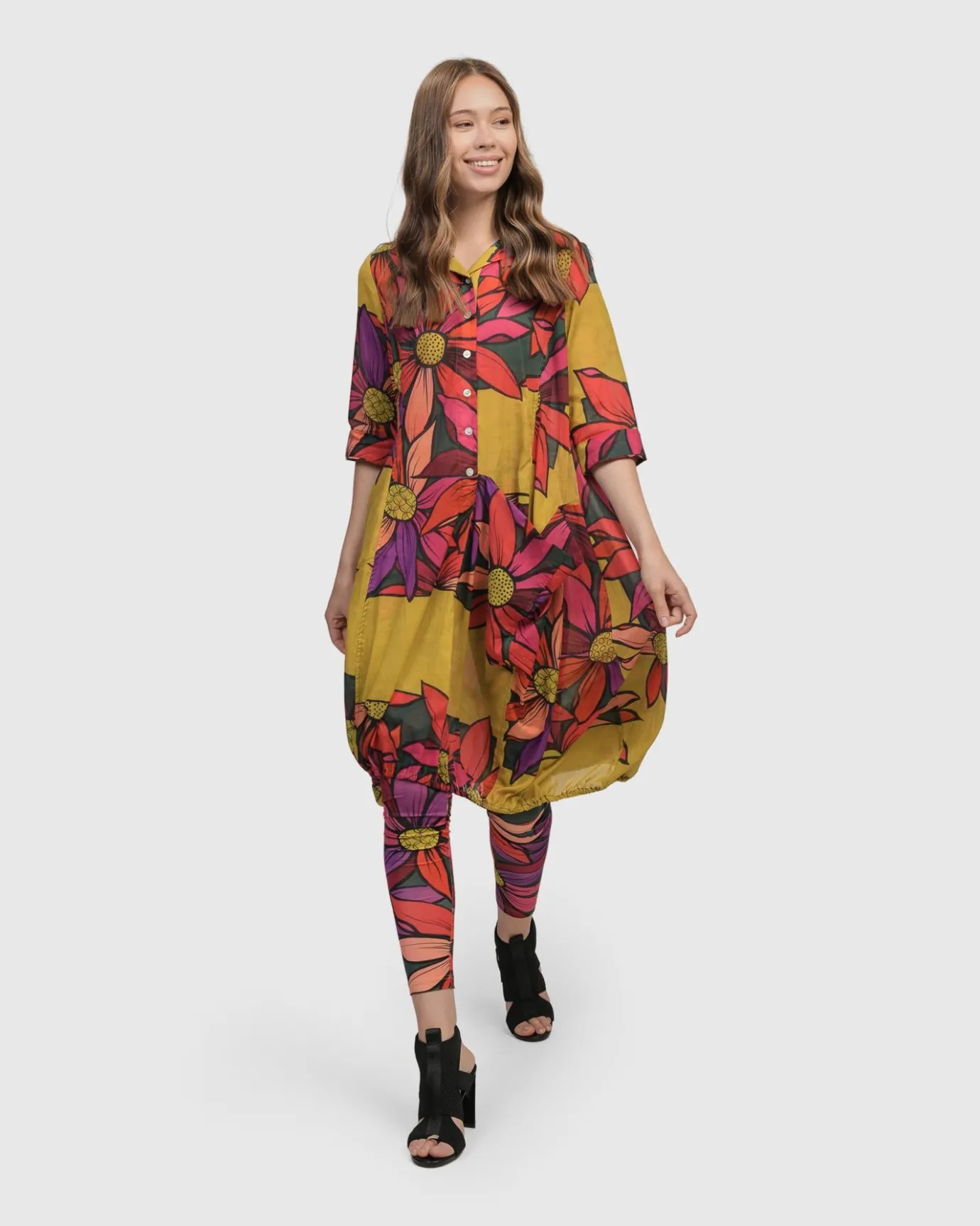 Women Alembika Plus<Dandelion Wonderful Dress, Bouquet
