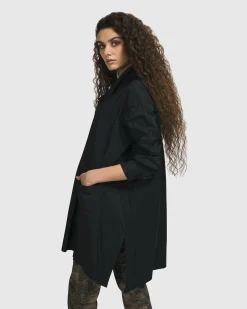 Women Alembika Plus<Danica Shirt Jacket, Black