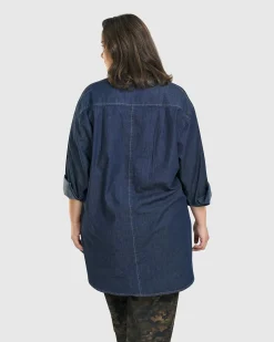 Women Alembika Tops & Tunics<Daniella Tunic Top, Denim