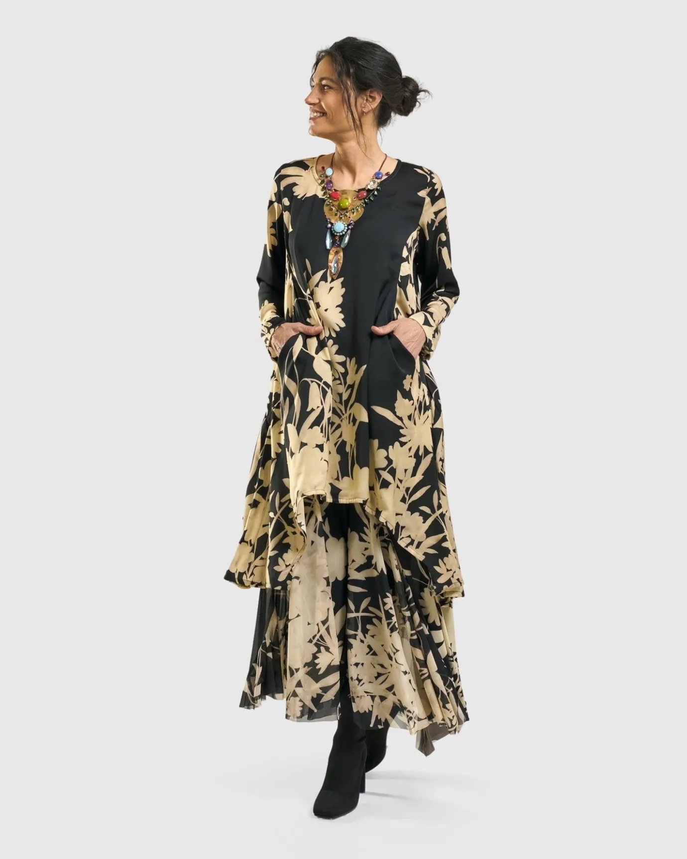 Women Alembika Tops & Tunics<Daylily Tunic Top, Floral