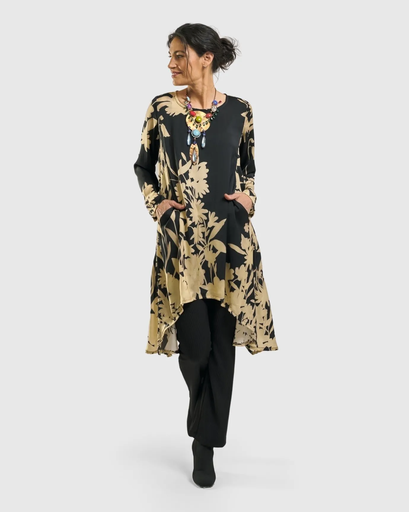 Women Alembika Tops & Tunics<Daylily Tunic Top, Floral