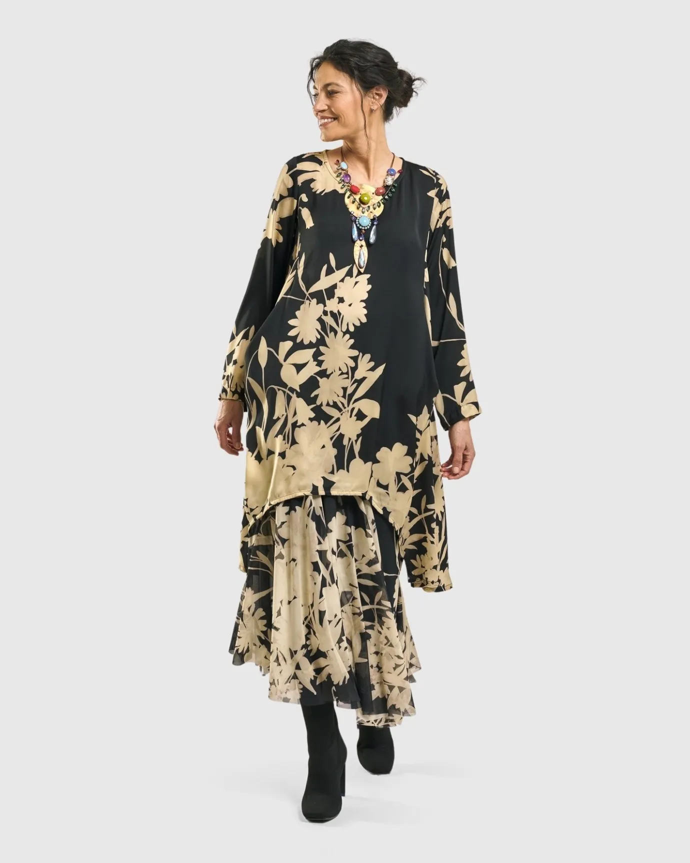 Women Alembika Tops & Tunics<Daylily Tunic Top, Floral